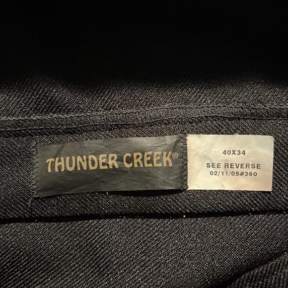Thunder Creek The Man’s Jean, Dress Pant, size 40X31, Black - Picture 7 of 7